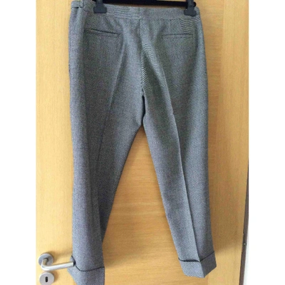 MIU MIU Pre-owned Wool Straight Pants In Other