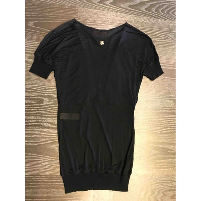 Pre-owned Roberto Cavalli Wool T-shirt In Black