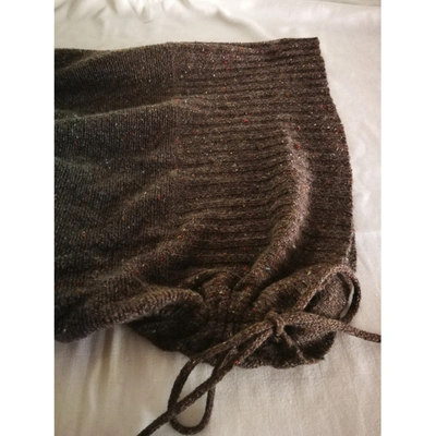 Pre-owned Pinko Cashmere Knitwear In Brown