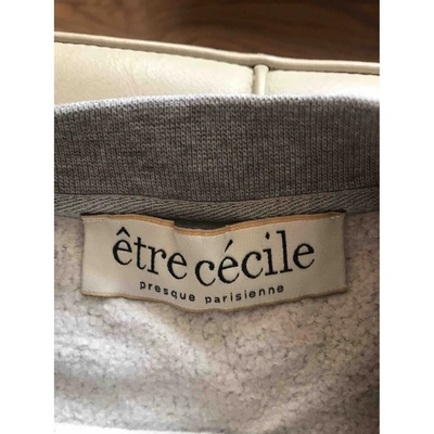 Pre-owned Etre Cecile Grey Cotton Knitwear