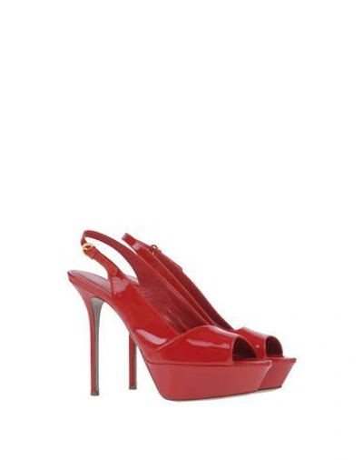 Shop Sergio Rossi Sandals In Red