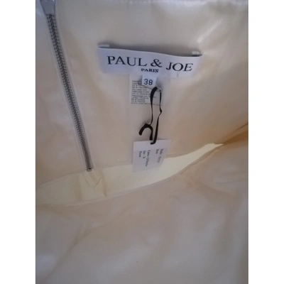 Pre-owned Paul & Joe Linen Dress In Ecru