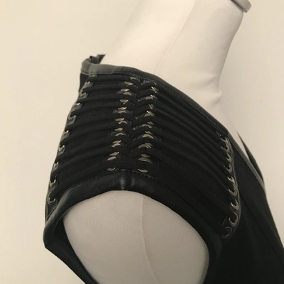 Pre-owned Pierre Balmain Mini Dress In Black