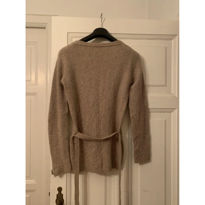 Pre-owned Max Mara Beige Cashmere Knitwear