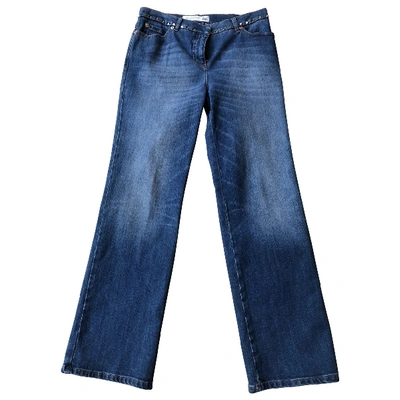VALENTINO Pre-owned Straight Jeans In Blue