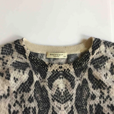 Pre-owned Equipment Grey Cashmere Knitwear