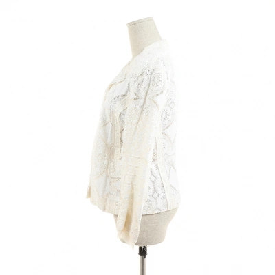 Pre-owned Dolce & Gabbana White Linen Jacket