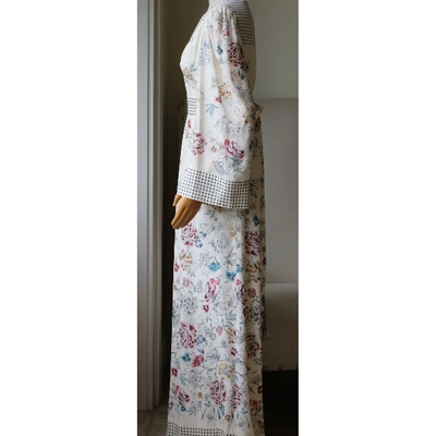 Pre-owned Vilshenko Ecru Silk Dress