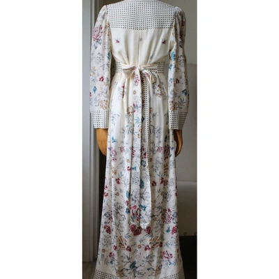 Pre-owned Vilshenko Ecru Silk Dress
