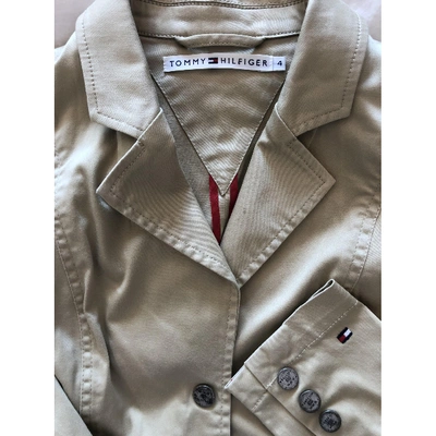 Pre-owned Tommy Hilfiger Beige Cotton Jacket
