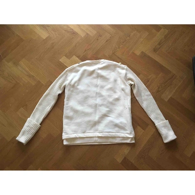 Pre-owned Pinko Wool Jumper In White