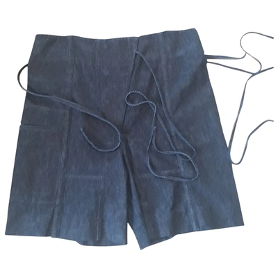 Pre-owned Marni Blue Denim - Jeans Shorts