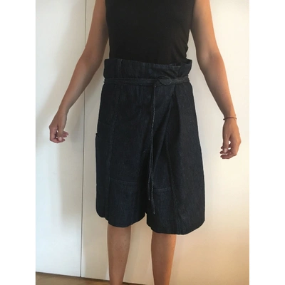 Pre-owned Marni Blue Denim - Jeans Shorts