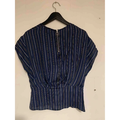 Pre-owned Belstaff Silk Shirt In Blue