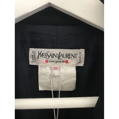 Pre-owned Saint Laurent Navy Wool Jacket