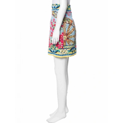 Pre-owned Dolce & Gabbana Multicolour Cotton Skirt