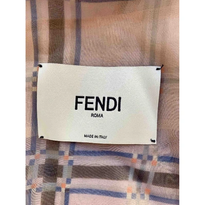 Pre-owned Fendi Coat In Beige