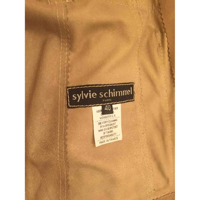 Pre-owned Sylvie Schimmel Short Vest In Beige