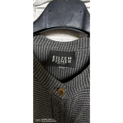 Pre-owned Eileen Fisher Shirt In Grey
