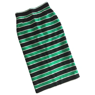 Pre-owned Roseanna Green Cotton Skirt