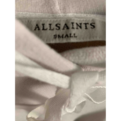 Pre-owned Allsaints Ecru Cotton Knitwear