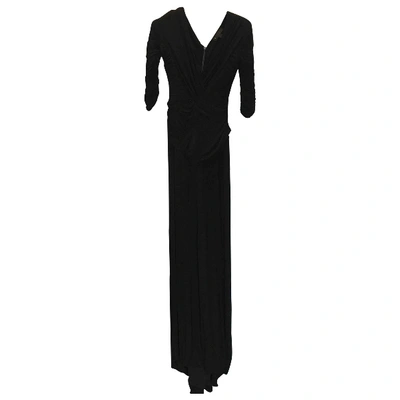 Pre-owned Burberry Maxi Dress In Black