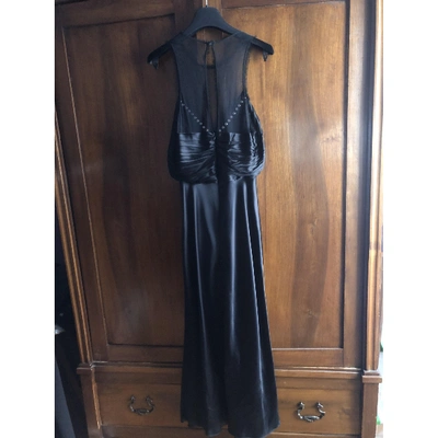 Pre-owned Alexander Wang Silk Maxi Dress In Black