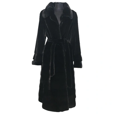 Pre-owned Yves Salomon Black Mink Coat