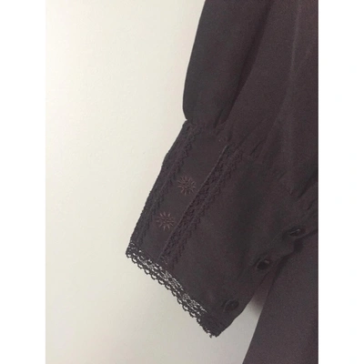 Pre-owned Vilshenko Silk Mid-length Dress In Black
