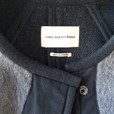 Pre-owned Isabel Marant Étoile Wool Coat In Grey
