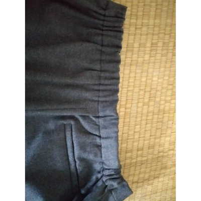 Pre-owned Maje Grey Wool Shorts