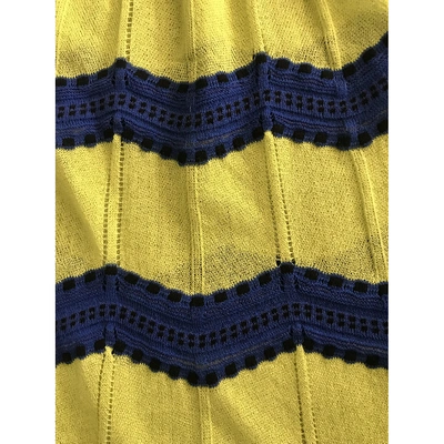 Pre-owned M Missoni Yellow Cotton Top