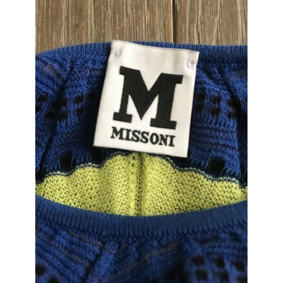 Pre-owned M Missoni Yellow Cotton Top