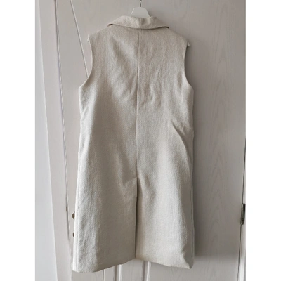 Pre-owned Iris & Ink Vest In Beige