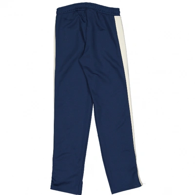 Pre-owned Palm Angels Blue Trousers