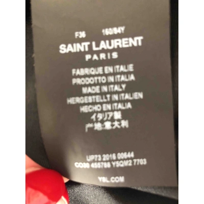 Pre-owned Saint Laurent Coat In Camel