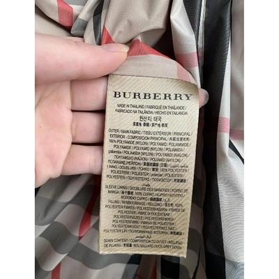 Pre-owned Burberry Khaki Coat