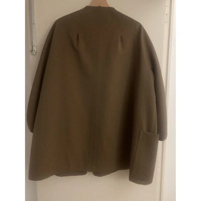 Pre-owned Giambattista Valli Wool Jacket In Brown