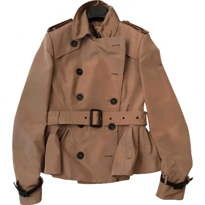 Pre-owned Burberry Trench Coat In Beige