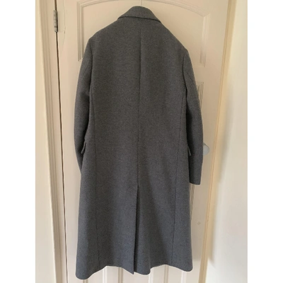 Pre-owned Stella Mccartney Grey Wool Coat