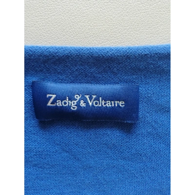 Pre-owned Zadig & Voltaire Blue Cotton Dresses