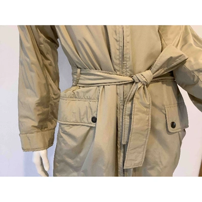 Pre-owned Max Mara Beige Polyester Jacket