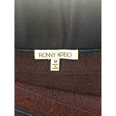 Pre-owned Ronny Kobo Blue Skirt