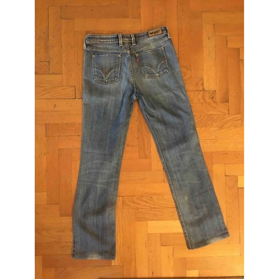 Pre-owned Levi's Slim Jeans In Grey