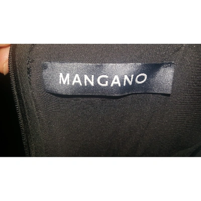 Pre-owned Mangano Mini Dress In Black