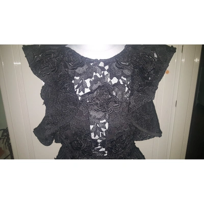 Pre-owned Mangano Mini Dress In Black