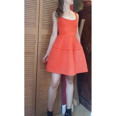 Pre-owned Maje Mid-length Dress In Orange
