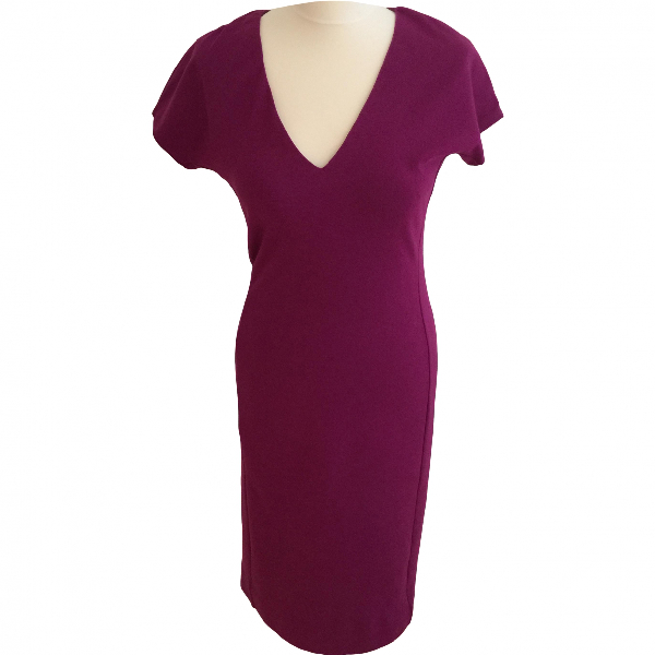 diane von furstenberg purple dress