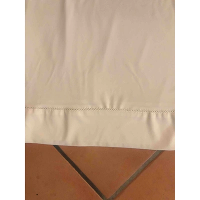 Pre-owned Plein Sud Mid-length Skirt In White