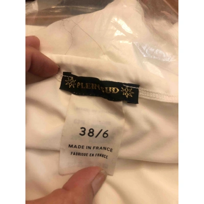 Pre-owned Plein Sud Mid-length Skirt In White
